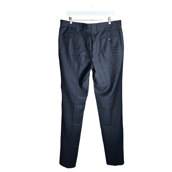 New Cavalli Class Slim Fit Black Plaid Classic Dress Pants Size 36 x 35 - Picture 7 of 13